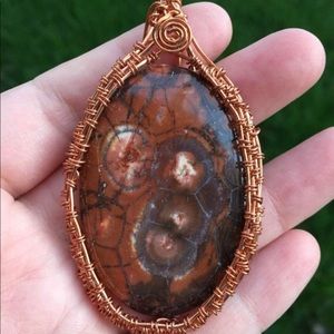 Hungarian Agate Gemstone Pendant